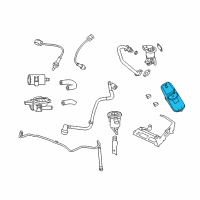 OEM 2005 Dodge Magnum CANISTER-Vapor Diagram - 4891645AA