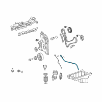 OEM 2009 Jeep Grand Cherokee Tube-Engine Oil Indicator Diagram - 68047504AA