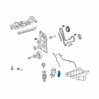 OEM 2007 Dodge Sprinter 2500 Gasket-Oil Filter Housing Diagram - 5175574AA