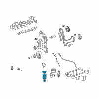 OEM 2008 Jeep Grand Cherokee Filter-Engine Oil Diagram - 5175571AA