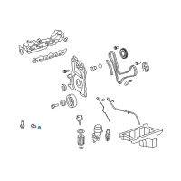 OEM 2006 Chrysler Crossfire Gasket-Drain Plug Diagram - 5073946AA