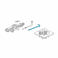 OEM 2003 Honda Civic Bar, Jack Diagram - 89320-S05-003