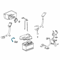 OEM 2018 Acura MDX Cable, Battery Ground Diagram - 32600-TRX-A00