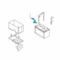 OEM 2008 Hyundai Entourage Wiring Assembly-Battery (+) Diagram - 91855-4D001