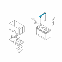 OEM Kia Clamp Assembly-Battery Diagram - 371604D000