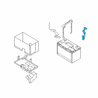 OEM 2011 Kia Sedona Battery Wiring Assembly Diagram - 918504D000