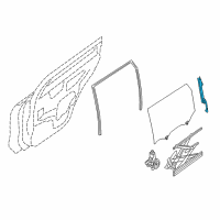 OEM 2020 Nissan Rogue SASH Door RH Diagram - H2216-4BAMA