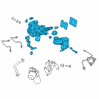 OEM Kia Optima Integrated Brake ACTUATION Diagram - 58500A8470