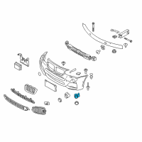 OEM 2017 BMW X4 Ultrasonic Transducer, Silverstone Ii Diagram - 66-20-8-062-280