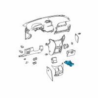 OEM 2007 Toyota Sienna Cup Holder Diagram - 55620-AE010