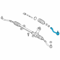 OEM 2020 Kia Cadenza End Assembly-Tie Rod, RH Diagram - 56825G8090