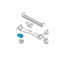 OEM Mercury Mountaineer Engine Mount Bracket Diagram - 1L2Z6031BA