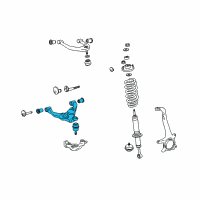 OEM 2006 Toyota Tacoma Lower Control Arm Diagram - 48069-04040