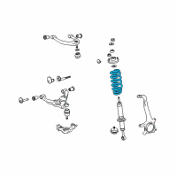 OEM 2006 Toyota Tacoma Coil Spring Diagram - 48131-AD231