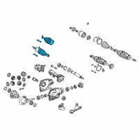 OEM 2018 Toyota Land Cruiser Boot Kit Diagram - 04427-60092