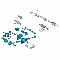 OEM Toyota Land Cruiser Differential Assembly Diagram - 41110-60B81