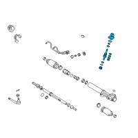 OEM 2002 Toyota 4Runner Valve Assy, Power Steering Control Diagram - 44210-35021