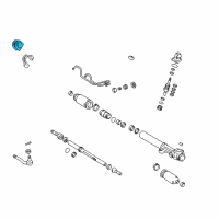 OEM 2000 Toyota 4Runner Gear Assembly Grommet Diagram - 45517-35010