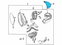 OEM 2022 Honda Civic CAP, R- *NH904M* Diagram - 76201-T20-A01ZA