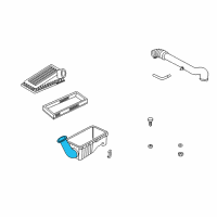 OEM Jeep Wrangler Duct-Fresh Air Diagram - 5161781AA