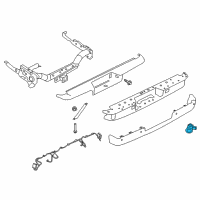 OEM 2021 Nissan Titan XD Sensor-Sonar Diagram - 25994-3JC3B