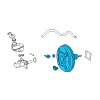 OEM 2021 Lexus NX300 Booster Assy, Brake Diagram - 44610-78030