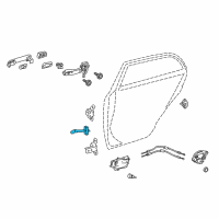 OEM 2015 Toyota Corolla Door Check Diagram - 68630-02240