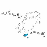 OEM 2015 Toyota Corolla Handle, Inside Diagram - 69206-02180-C0