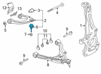 OEM 2022 Ford Bronco JOINT ASY - BALL Diagram - MB3Z-3050-A