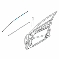 OEM Kia Forte MOULDING Assembly-FRT Dr Diagram - 82860M6010