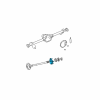 OEM 2001 Jeep Grand Cherokee RETAINER-Axle Shaft Seal Diagram - 5012827AA