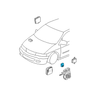 OEM Acura Vigor Relay Assembly, Power (4P No.305) (Denso) Diagram - 39792-SM4-013