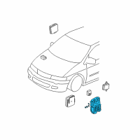 OEM Acura Box Assembly, Fuse (Passenger Side) Diagram - 38210-S3V-A04