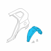 OEM Kia Rondo Guard Assembly-Rear Wheel Diagram - 868211D001