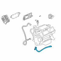 OEM 2005 Chevrolet Impala Sensor, Crankshaft Position Diagram - 12567649