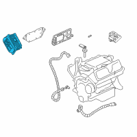 OEM Pontiac Montana PCM Diagram - 12209614