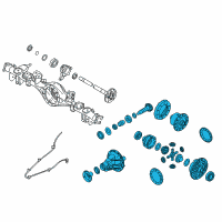 OEM Kia Sorento Driving Differential-Rear Diagram - 531003E501