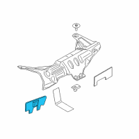 OEM 2018 Ford F-150 Front Shield Diagram - HL3Z-6775-A