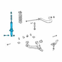 OEM 1995 Toyota Tacoma Strut Diagram - 48510-35H00