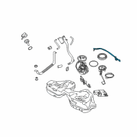 OEM 2007 BMW Alpina B7 Sucking Jet Pump With Lines Diagram - 16-11-6-759-836