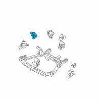 OEM 2008 Kia Rondo Side Mount Bracket Diagram - 218162G030