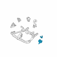 OEM 2009 Kia Optima Bracket-Transmission Mounting Diagram - 218302G700