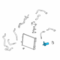 OEM Cadillac Auxiliary Pump Diagram - 22718756