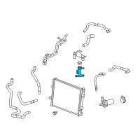 OEM Cadillac STS Reservoir Asm-Charging Air Cooler Coolant Diagram - 25884797