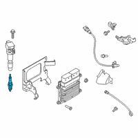 OEM Kia Spark Plug Assembly Diagram - 1885709085
