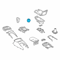 OEM 2022 Toyota Corolla Shift Knob Diagram - 33504-12750-C0