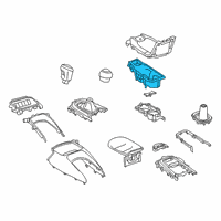 OEM 2021 Toyota Corolla Cup Holder Diagram - 55620-12320