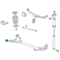 OEM Buick Verano Axle Beam Bushing Diagram - 13311920