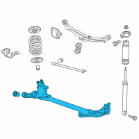 OEM 2012 Chevrolet Cruze Axle Beam Diagram - 22812157