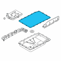 OEM 2021 Ford Expedition Pan Gasket Diagram - HL3Z-7A191-B